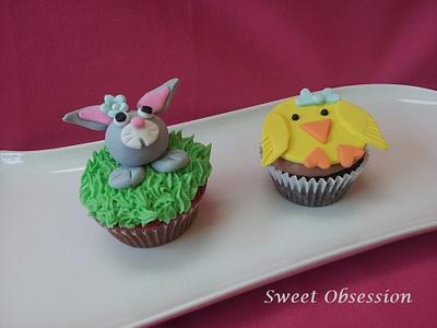 Easter cupcakes. - Cake by Leslie