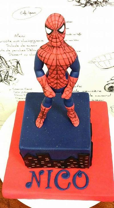 Spiderman - Cake by Dulce Victoria