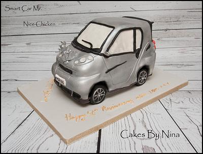 Chicken Smart Car - Cake by Cakes by Nina Camberley