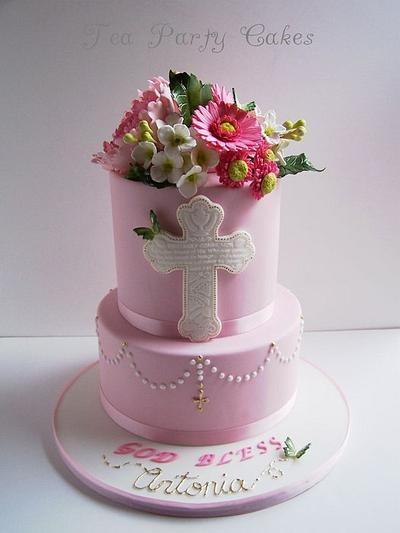 Antonia's First Communion - Cake by Tea Party Cakes