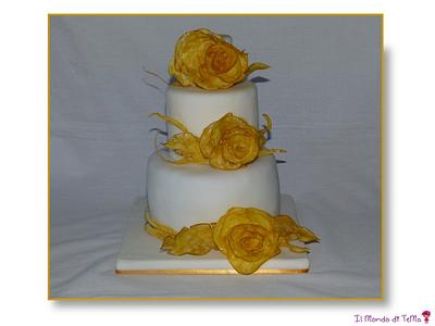 Yellow flowers - Cake by Il Mondo di TeMa