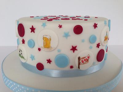 Painted hobby cake - Cake by The Rosebud Cake Company