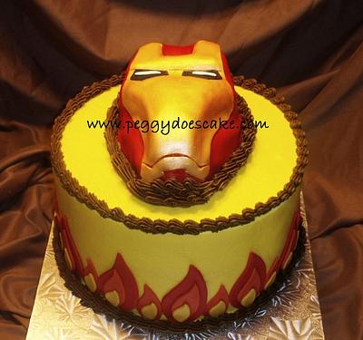 Iron Man Cake - Cake by Peggy Does Cake
