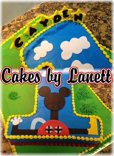 Mickey 1st Birthday - Cake by Lanett
