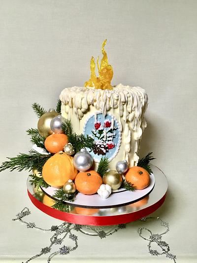 Candle - Cake by Oksana Kliuiko