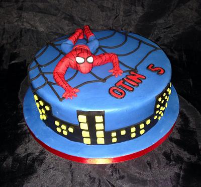 Spider-Man Cake - Cake by Caron Eveleigh