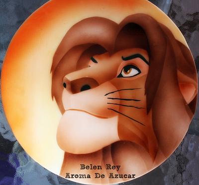 Airbrush Lion King - Cake by Aroma de Azúcar