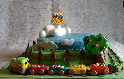 Train - Cake by Zoca