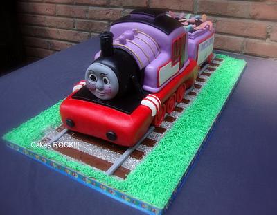 Rosie The Train  - Cake by Cakes ROCK!!!  