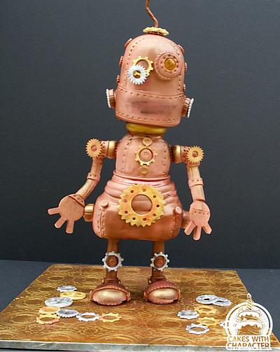 Steampunk robot - Cake by Jean A. Schapowal