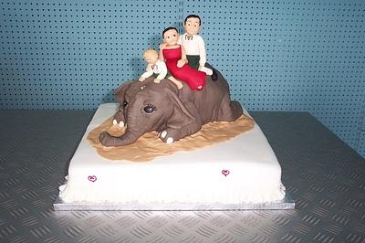 Wedding elephant - Cake by Cake-sprite