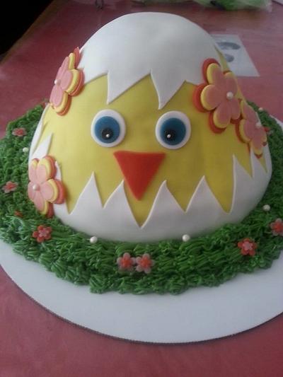 baby chicken cake - Cake by becky