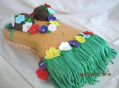 Hula Girl - Cake by jeanniez