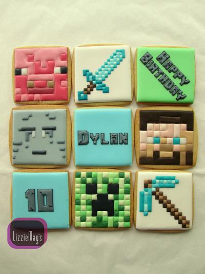 Minecraft cookies - Cake by Gail (LizzieMay's)