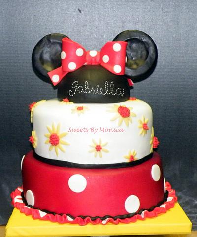 Vintage Minnie Mouse Birthday  - Cake by Sweets By Monica