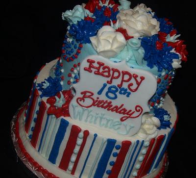 Patriotic themed Birthday - Cake by BeckysSweets