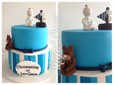 Christening Cake - Cake by Mary @ SugaDust