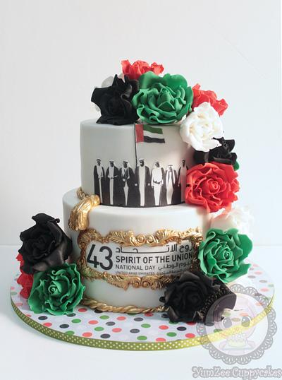 UAE 43rd National Day Cake - Cake by YumZee_Cuppycakes