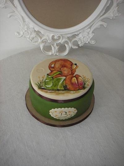 painting hand cakes  - Cake by Nicole Veloso