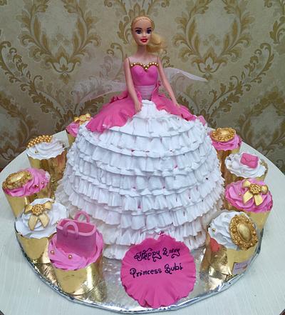 Princess Barbie  - Cake by Michelle's Sweet Temptation