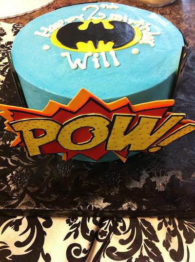 Batman - Cake by Rebecca Litterell