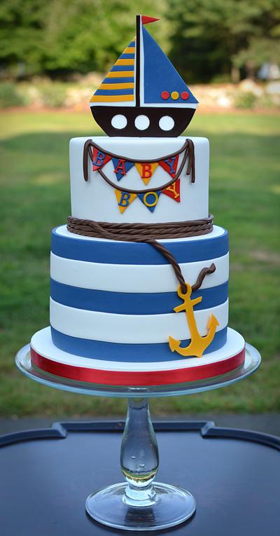 Ahoy! It's a boy Cake! - Cake by Elisabeth Palatiello