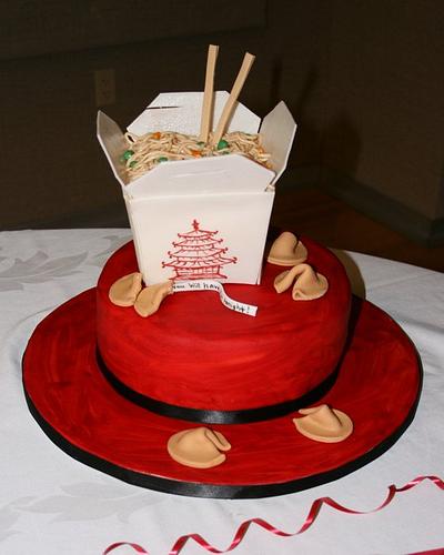Chinese Takeout  - Cake by Misty