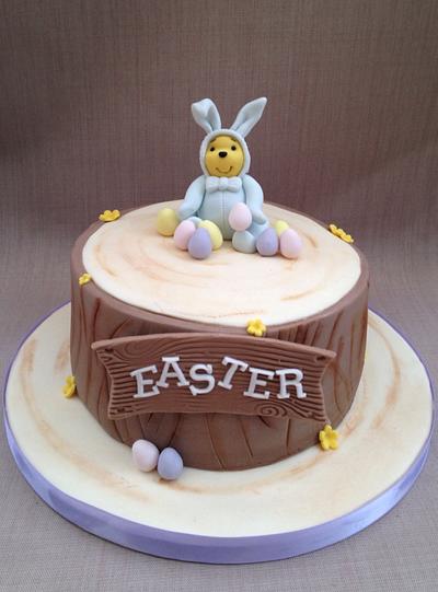 Pooh Bear Easter Cake - Cake by LittlesugarB