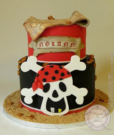 Pirate Cake - Cake by Galina Duverne - Gâteaux Sur Mesure Paris