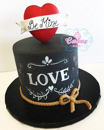 Chalkboard Themed fondant cake  - Cake by Laura Barajas 