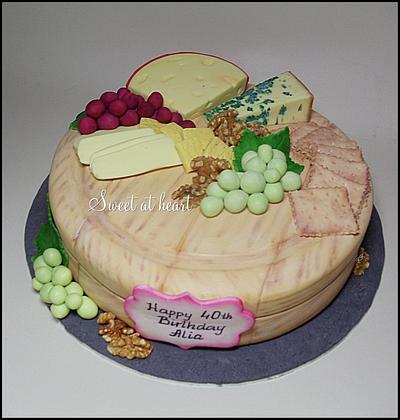 cheese board cake - Cake by Cakes by Rasa