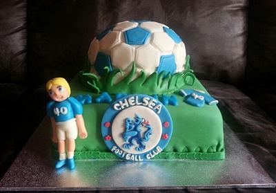 chelsea football - Cake by Edelcita Griffin (The Pretty Nifty)