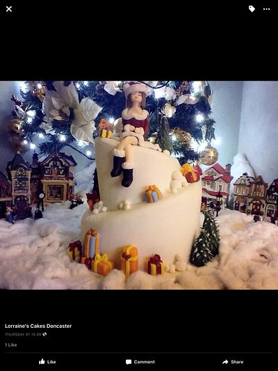 Winter 50th birthday  - Cake by lorraine mcgarry