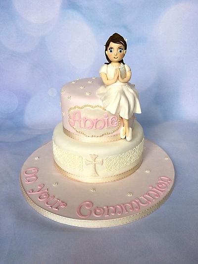 Communion Girl - Cake by Jen's Cake Boutique