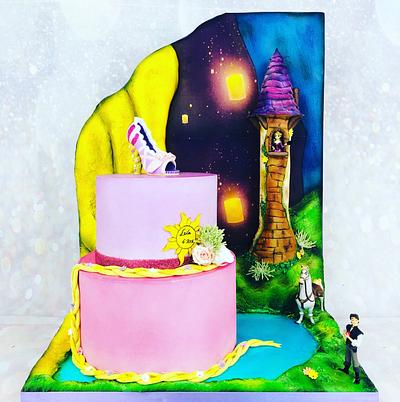Raiponce cake  - Cake by Cindy Sauvage 