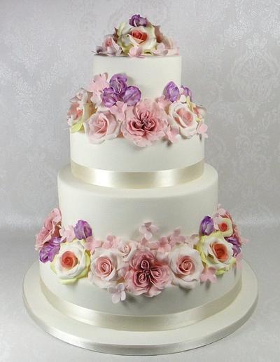 Joanne Wedding Cake - Cake by Ceri Badham