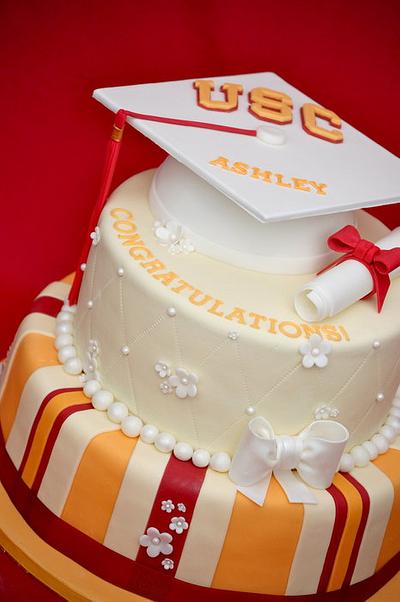 USC Graduation Cake - Cake by Lesley Wright