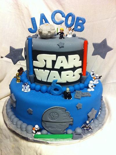 Star Wars Birthday - Cake by The Ruffled Crumb