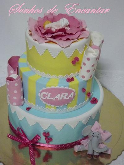 baby Clara cake - Cake by Sonhos de Encantar by Sónia Neto