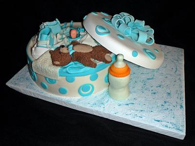 Baby Blue - Cake by Reposteria El Duende