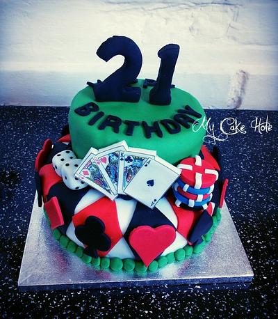 Casino Cake - Cake by Leigh Medway