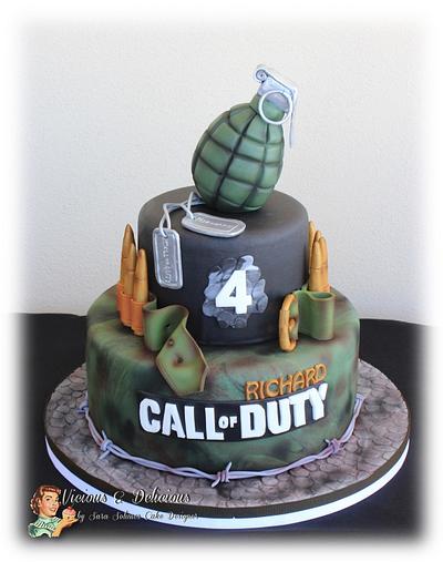"Call of duty" cake - Cake by Sara Solimes Party solutions