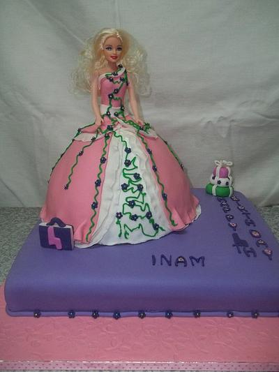 Barbie in a princess tale - Cake by Willene Clair Venter