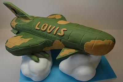 3D army fighter jet - Cake by 3dfuncakes