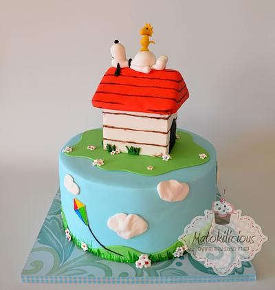 Snoopy Cake - Cake by Matokilicious