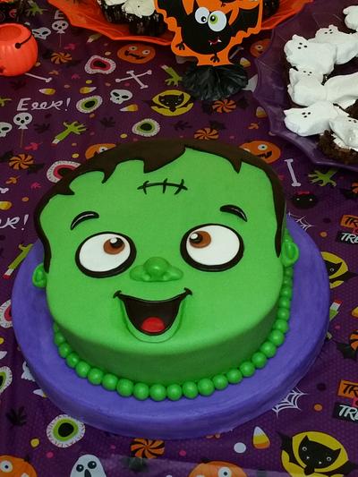 Halloween themed birthday cake - Cake by Eicie Does It Custom Cakes