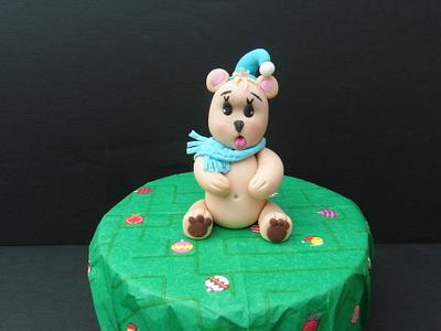 Christmas Teddy Bear - Cake by Carla 