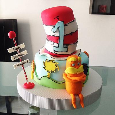 Dr Seuss Cake - Cake by Dulcepastel.com