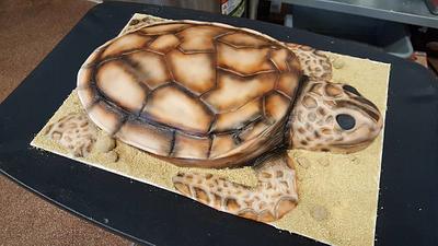 Sea Turtle - Cake by Kate@Sweetopia