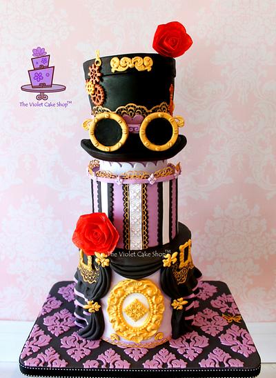 My Reprised STEAMPUNK HAT CAKE - Cake by Violet - The Violet Cake Shop™